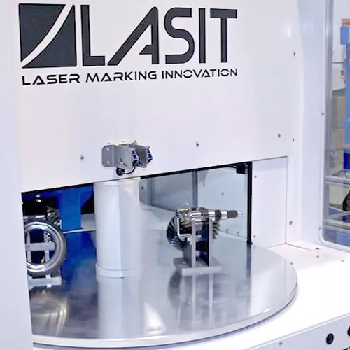 ROTOMARK Лазерная маркировка и проверка герметичности в одной машине